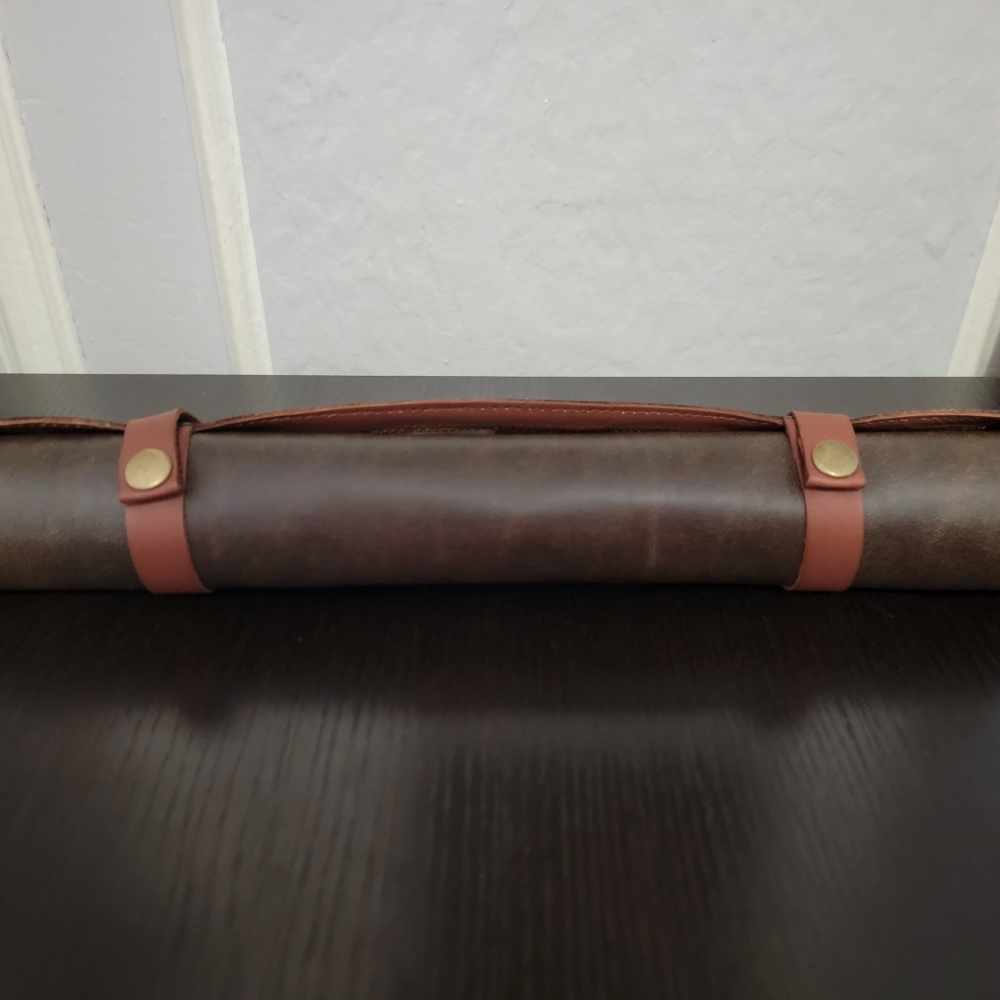 Portable Roll Up Checkers Set